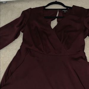 Long sleeve flow dress